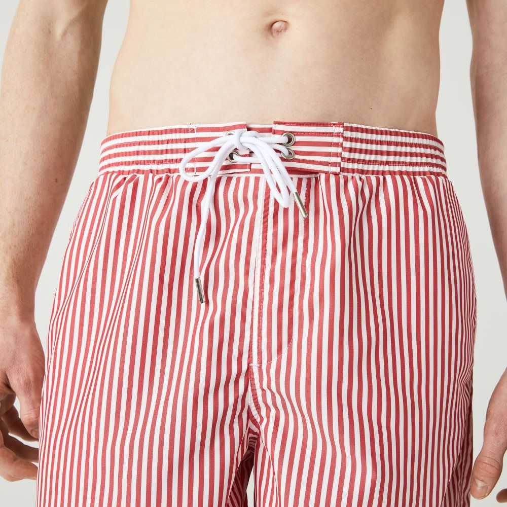 Lacoste Striped Swimming Trunks Xg4 | RFV-083124