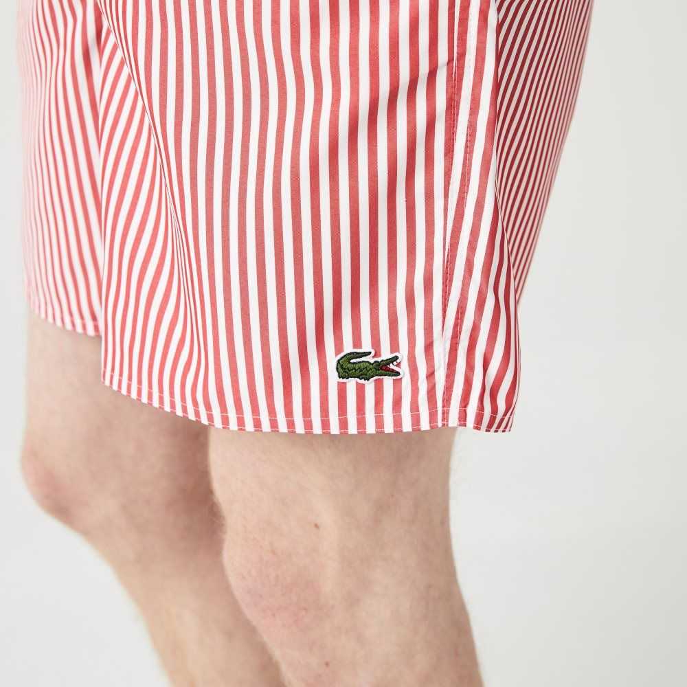 Lacoste Striped Swimming Trunks Xg4 | RFV-083124