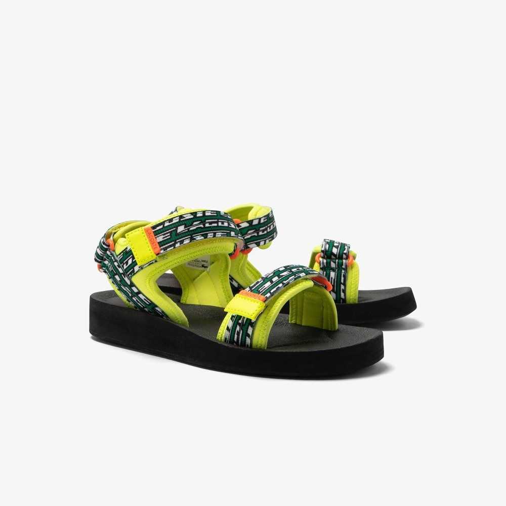 Lacoste Suruga Sandals Ylw/Blk | GTN-843267