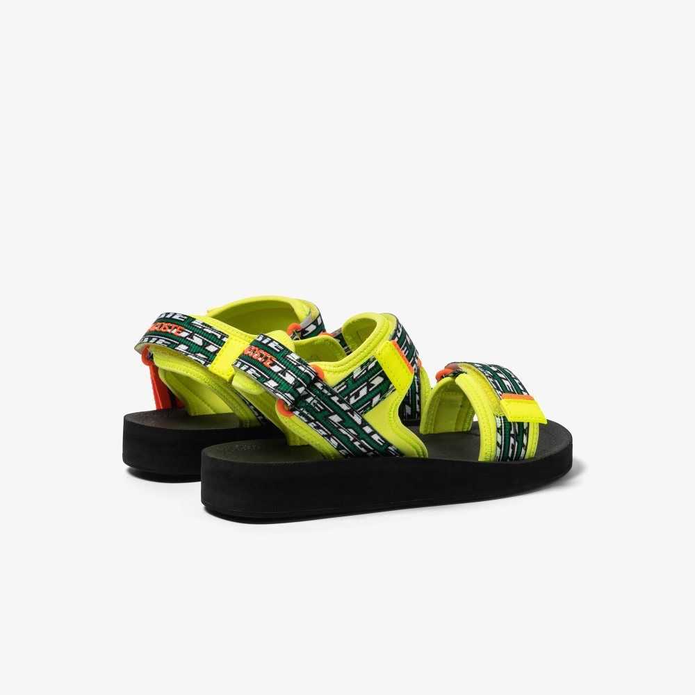 Lacoste Suruga Sandals Ylw/Blk | GTN-843267