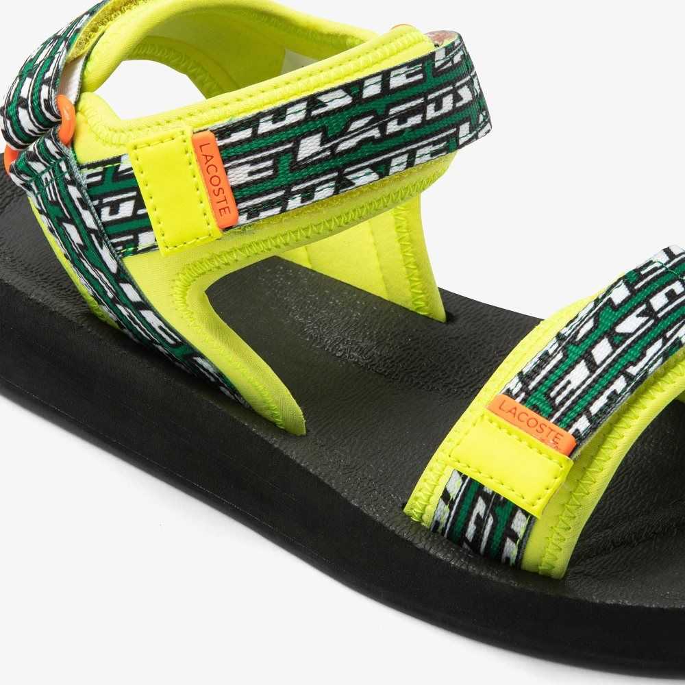 Lacoste Suruga Sandals Ylw/Blk | GTN-843267