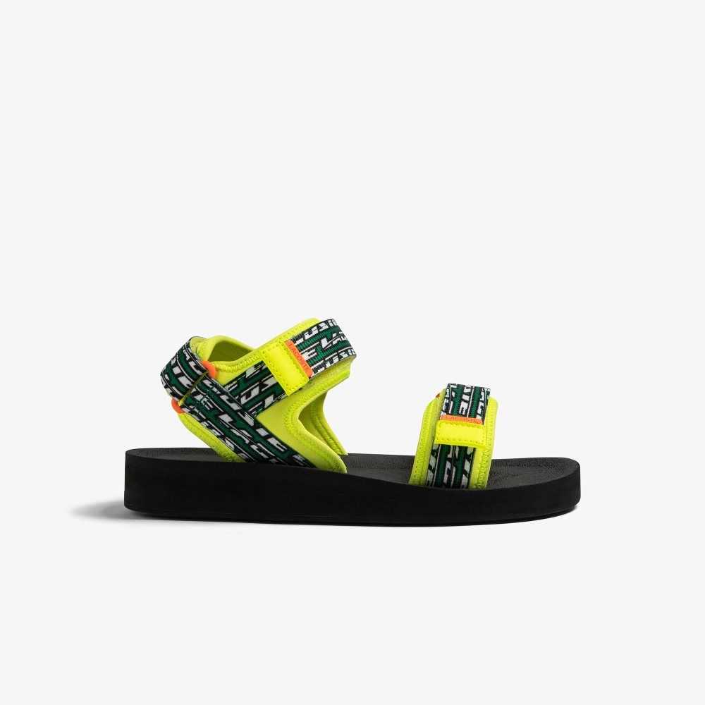 Lacoste Suruga Sandals Ylw/Blk | GTN-843267