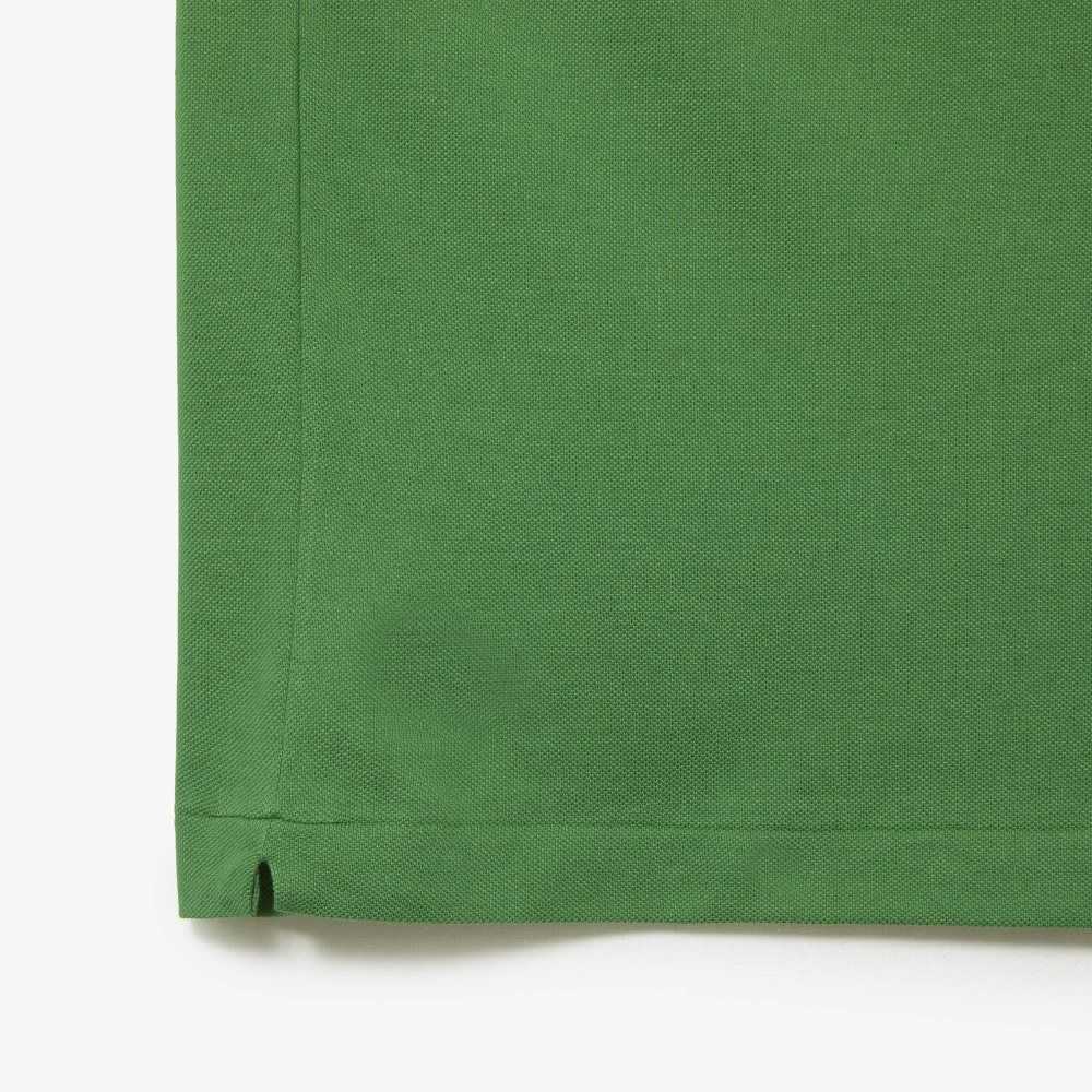 Lacoste Tall Fit Cotton Petit Pique Polo Green | MYE-652187