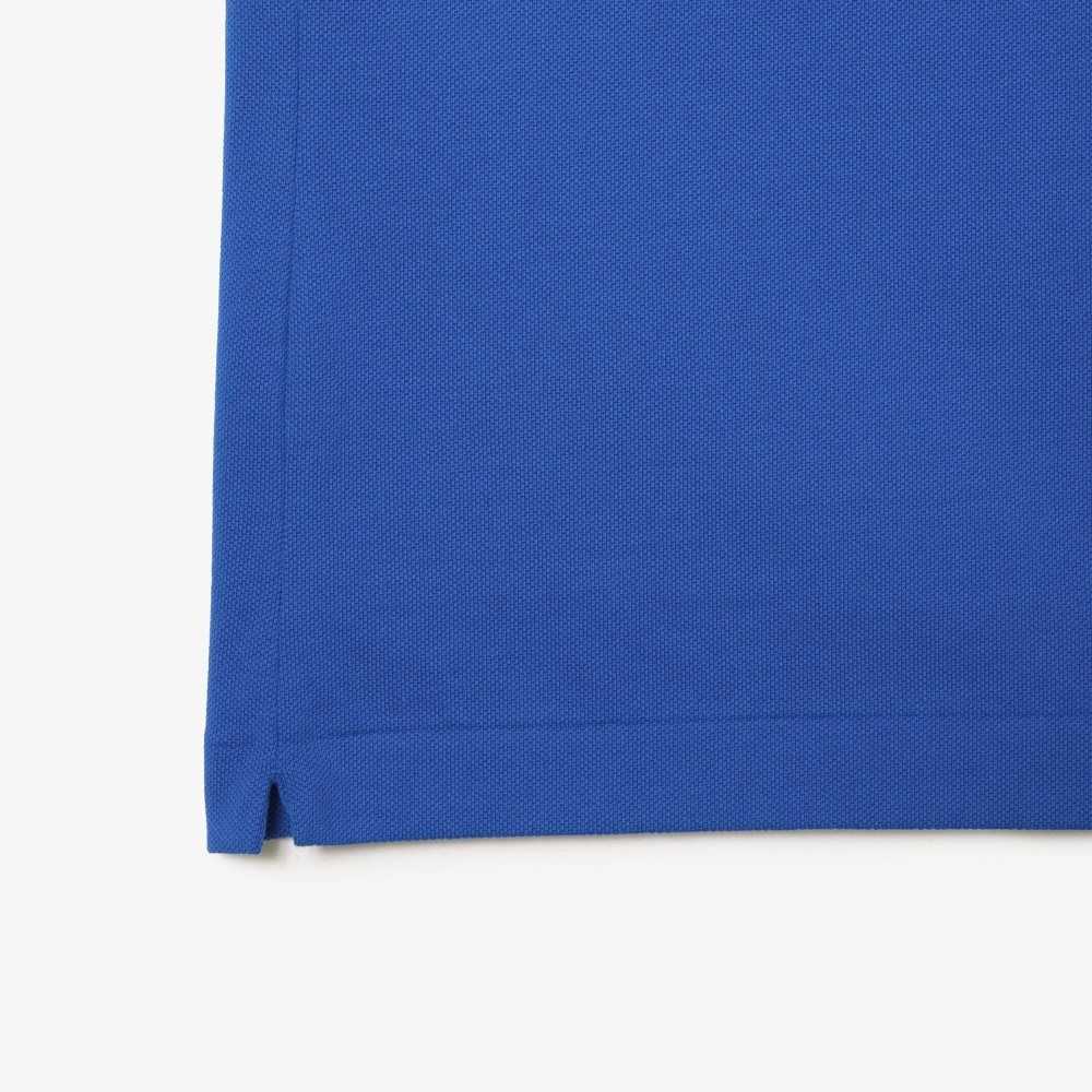 Lacoste Tall Fit Cotton Petit Pique Polo Blue | NQM-149065