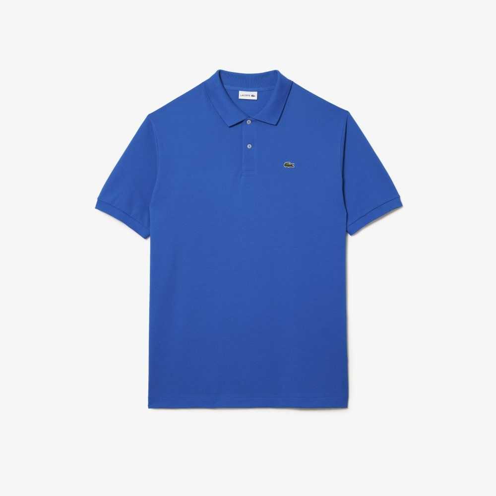 Lacoste Tall Fit Cotton Petit Pique Polo Blue | NQM-149065