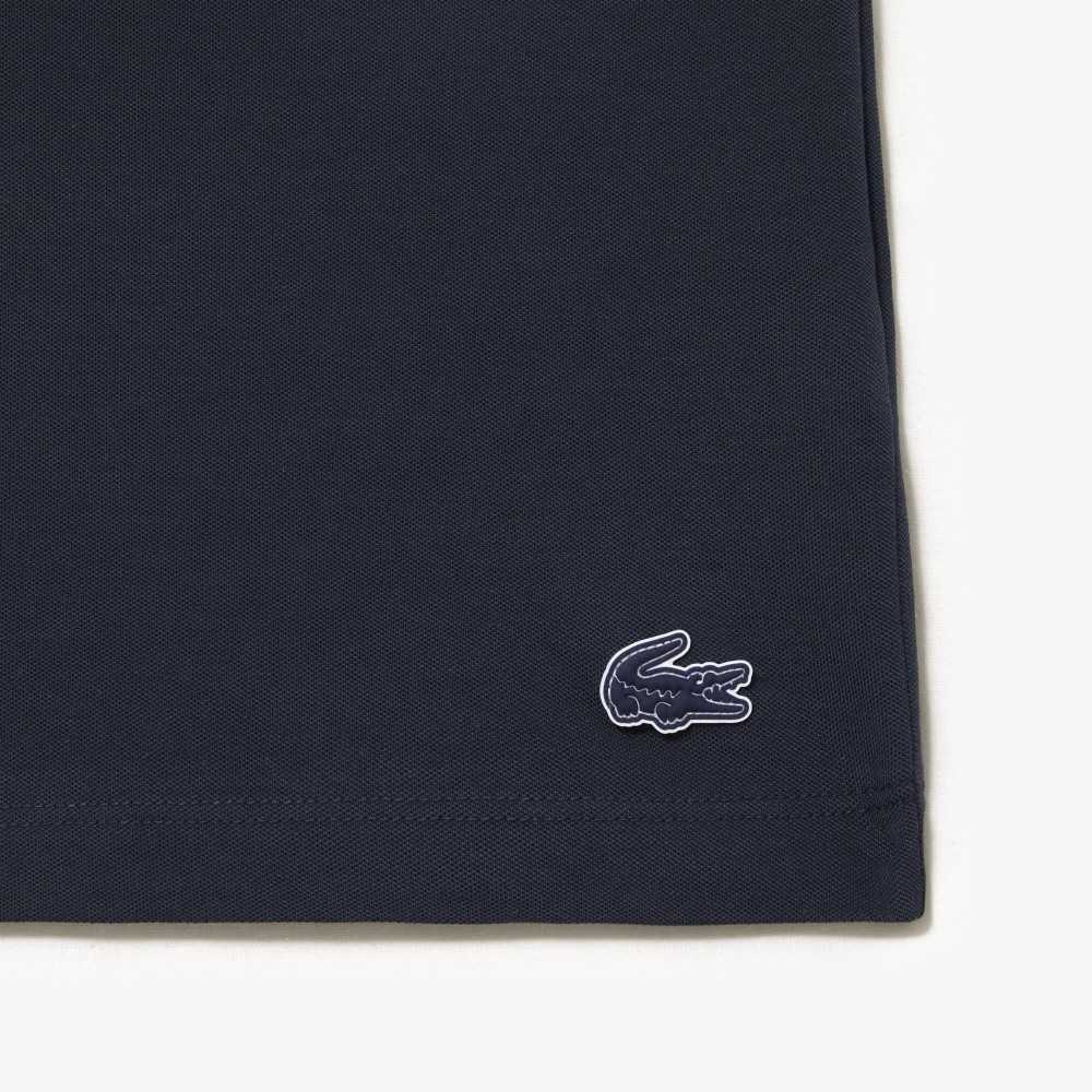 Lacoste Tall Fit Logo T-Shirt Blue | MWT-594276