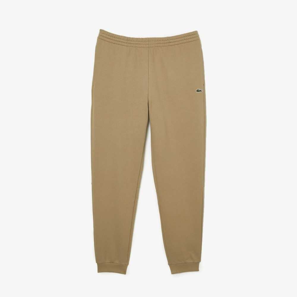 Lacoste Tapered Fit Fleece Trackpants Beige | WMO-048523