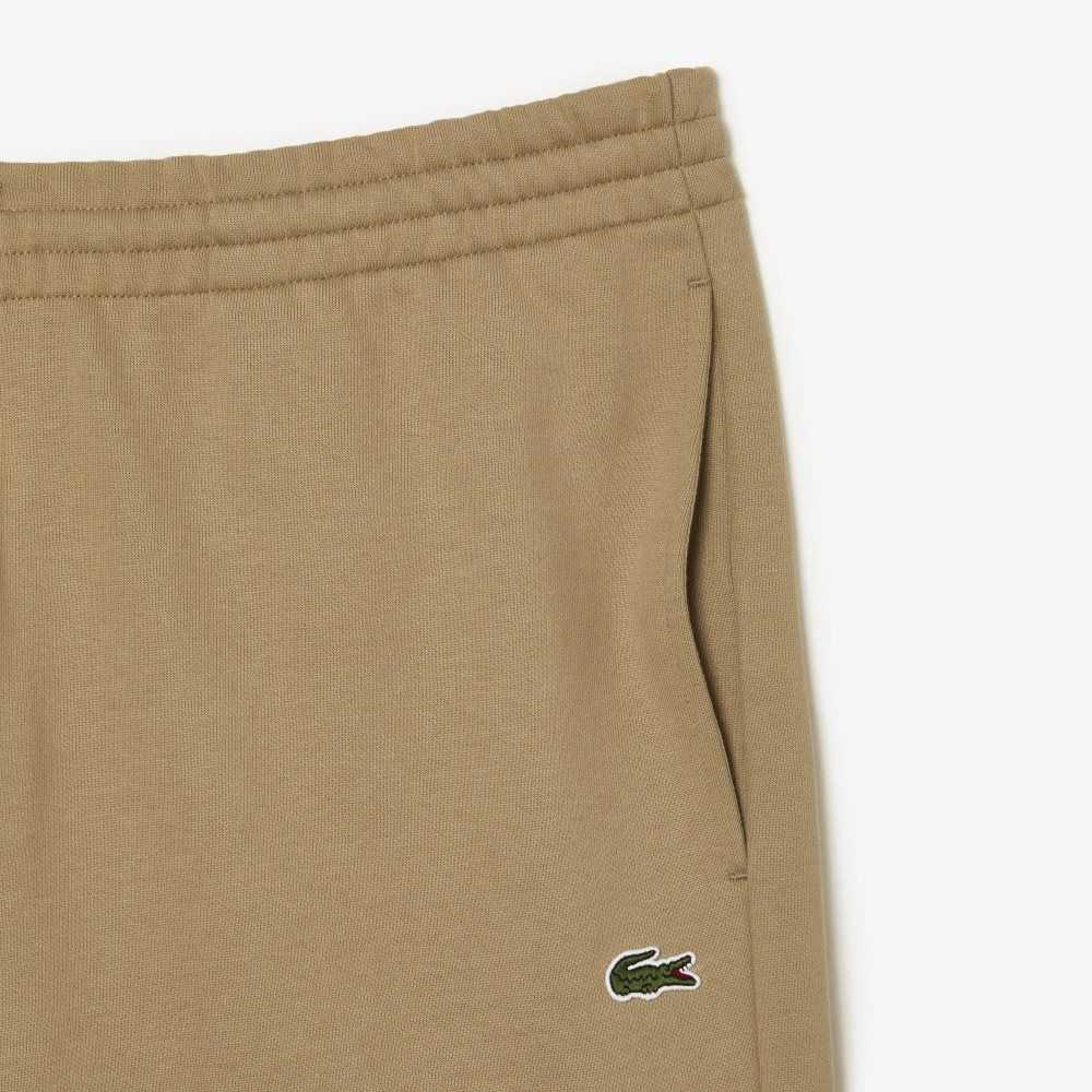 Lacoste Tapered Fit Fleece Trackpants Beige | WMO-048523