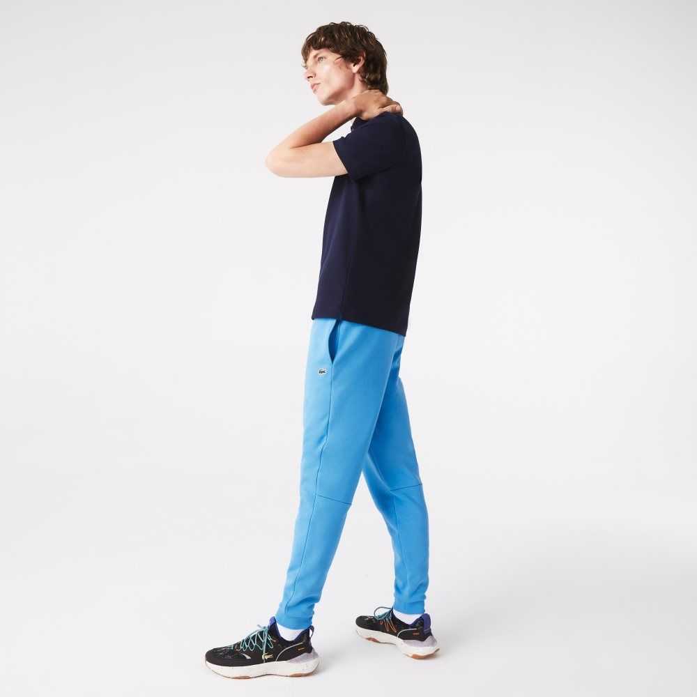 Lacoste Tapered Fit Fleece Trackpants Blue | SNY-235806