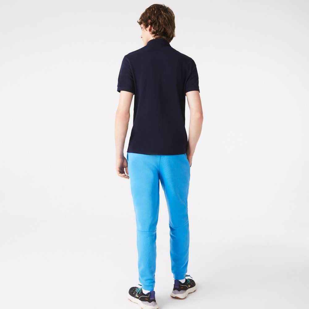 Lacoste Tapered Fit Fleece Trackpants Blue | SNY-235806