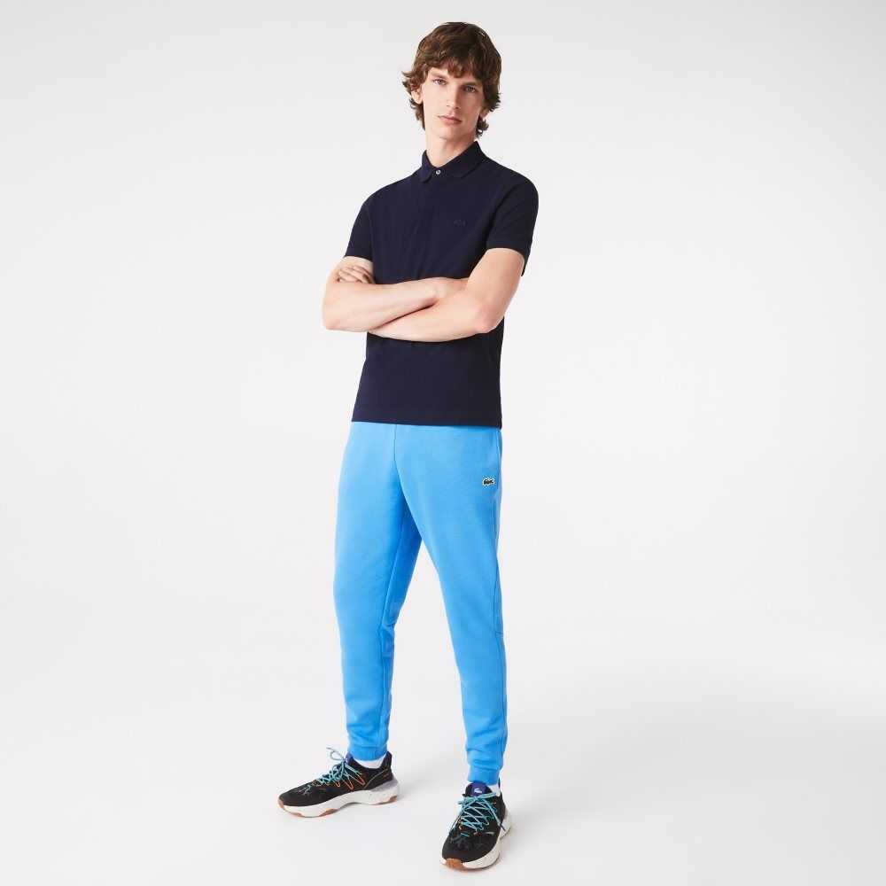 Lacoste Tapered Fit Fleece Trackpants Blue | SNY-235806