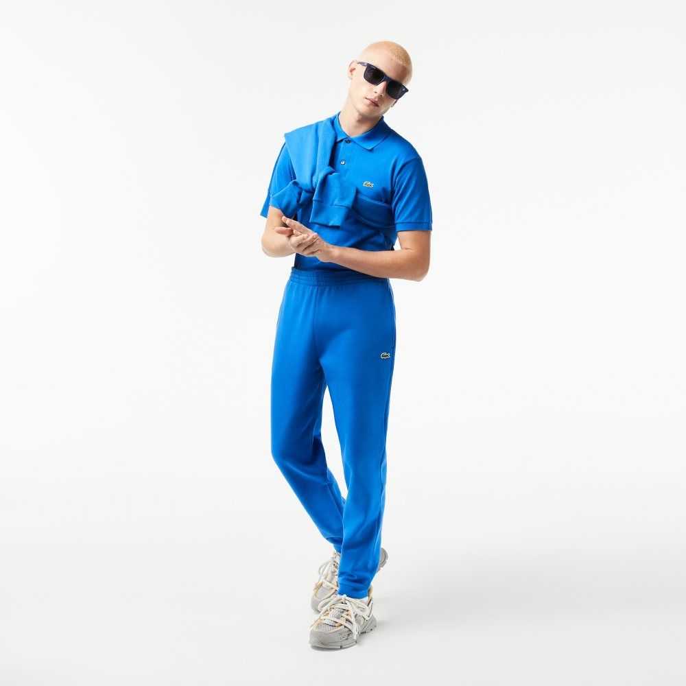 Lacoste Tapered Fit Fleece Trackpants Blue | ZNF-174836