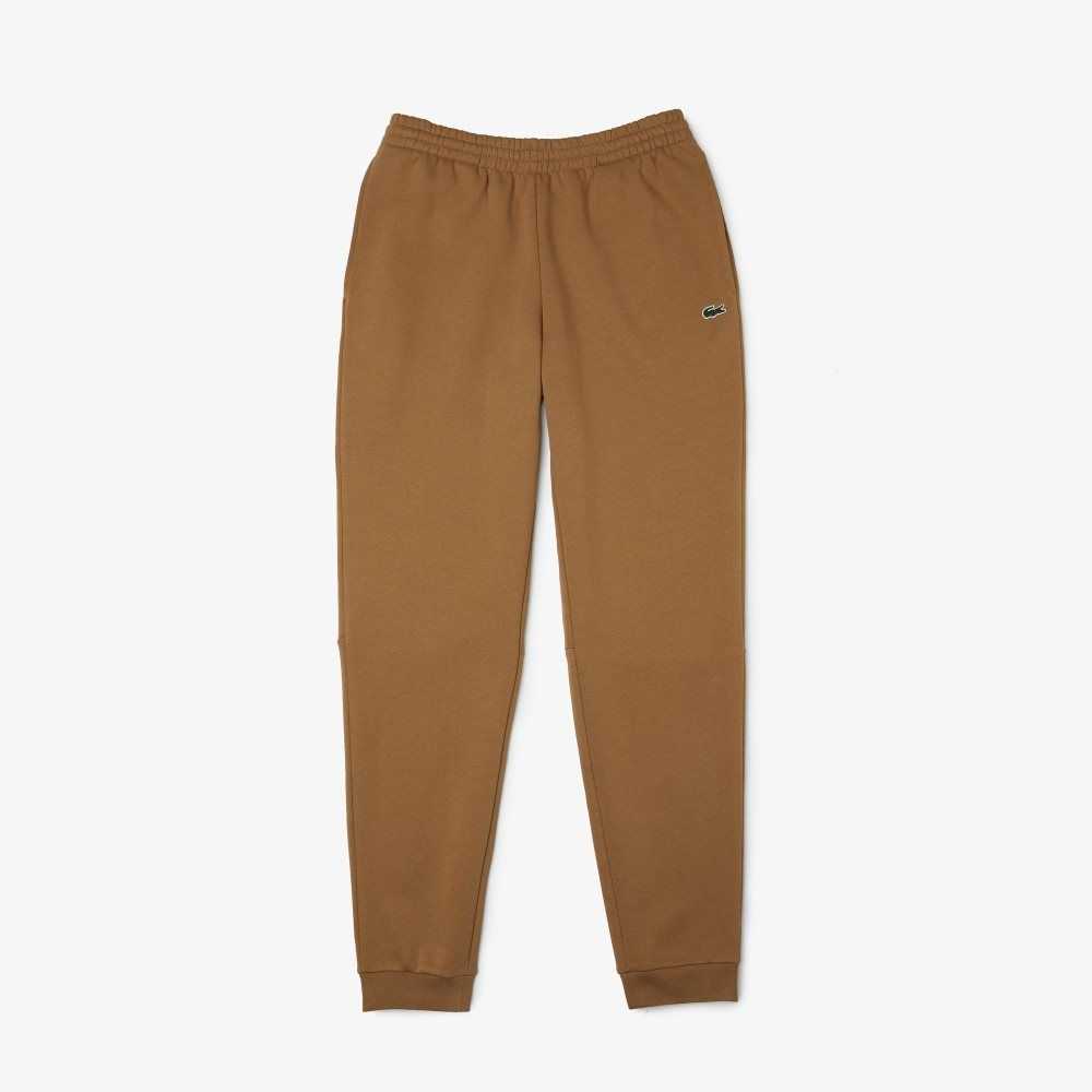 Lacoste Tapered Fit Fleece Trackpants Brown | WSM-502836