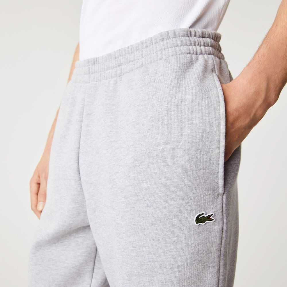 Lacoste Tapered Fit Fleece Trackpants Grey Chine | NTC-543790