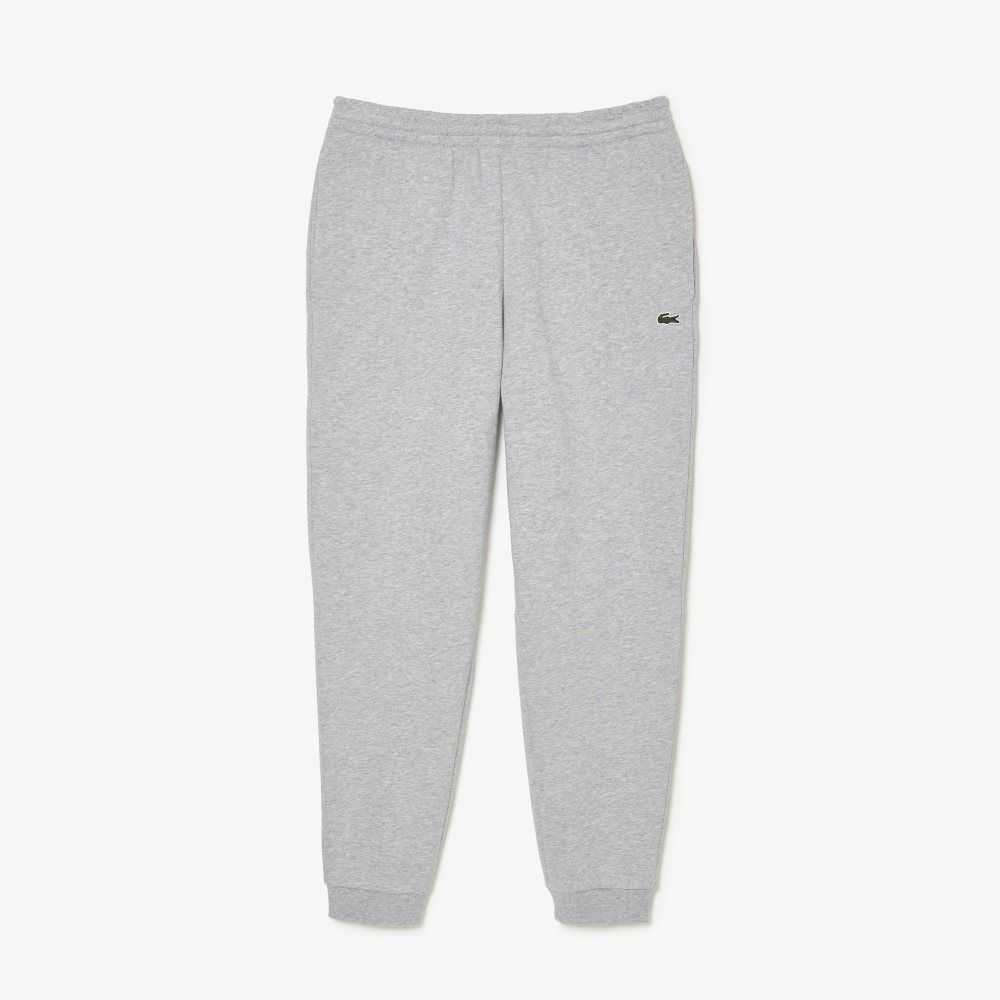 Lacoste Tapered Fit Fleece Trackpants Grey Chine | NTC-543790