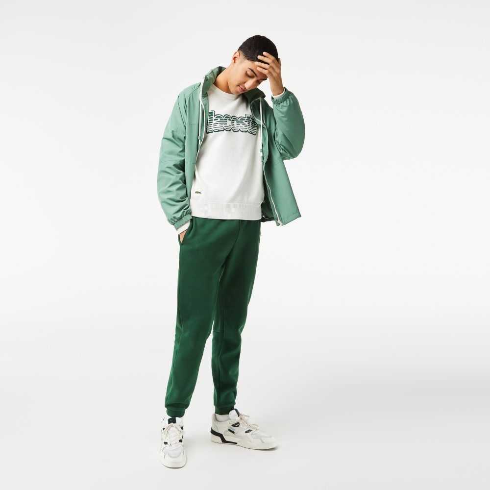 Lacoste Tapered Fit Fleece Trackpants Green | SBC-896520