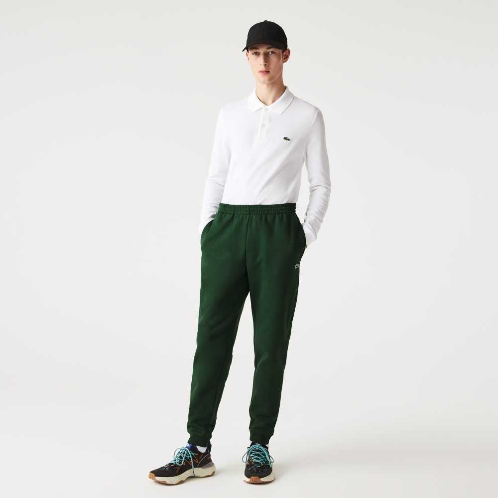 Lacoste Tapered Fit Fleece Trackpants Green | SBC-896520