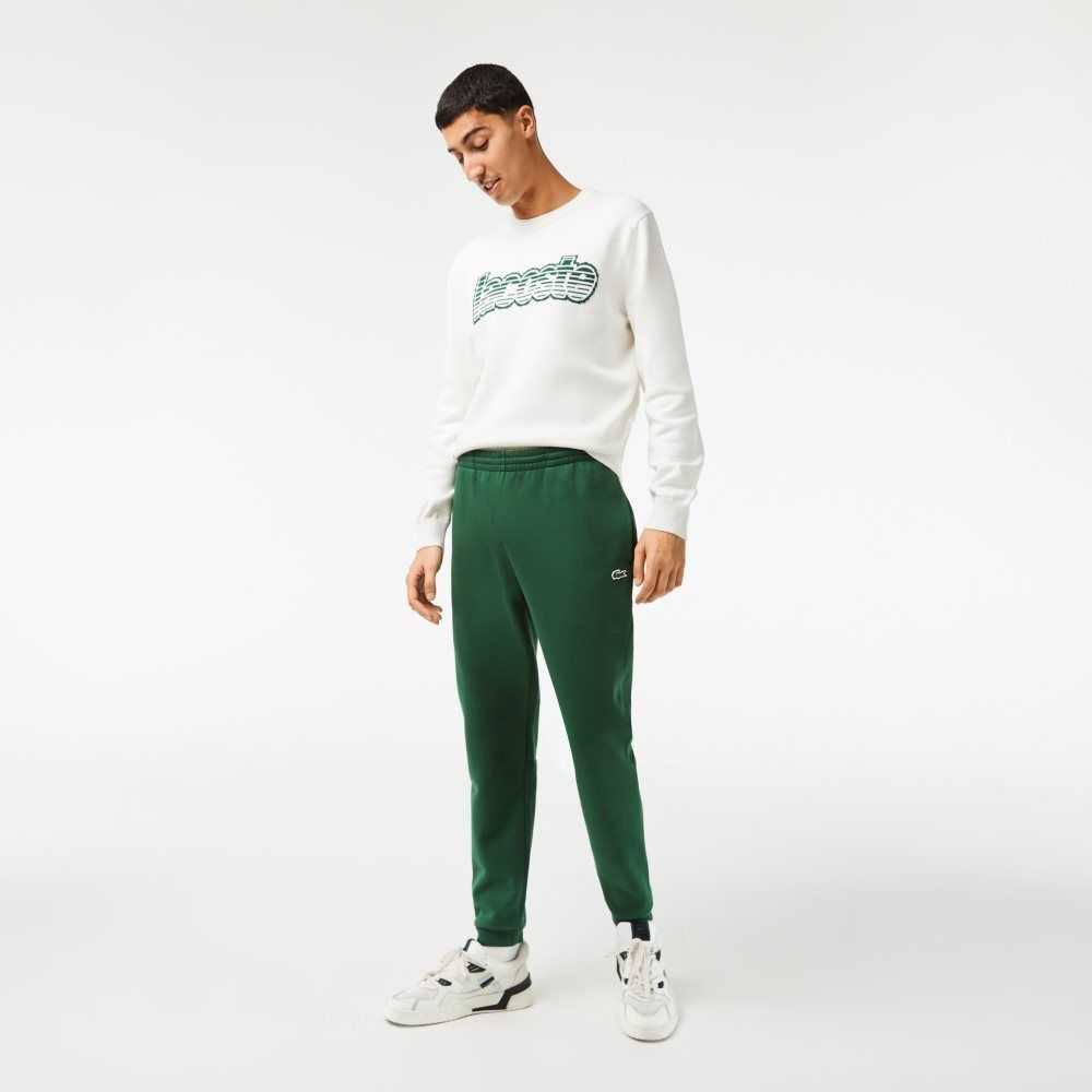 Lacoste Tapered Fit Fleece Trackpants Green | SBC-896520