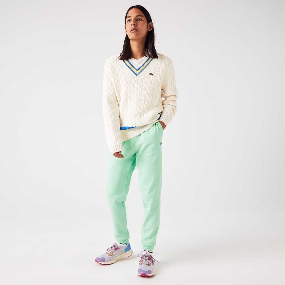 Lacoste Tapered Fit Fleece Trackpants Light Green | ZNK-742386