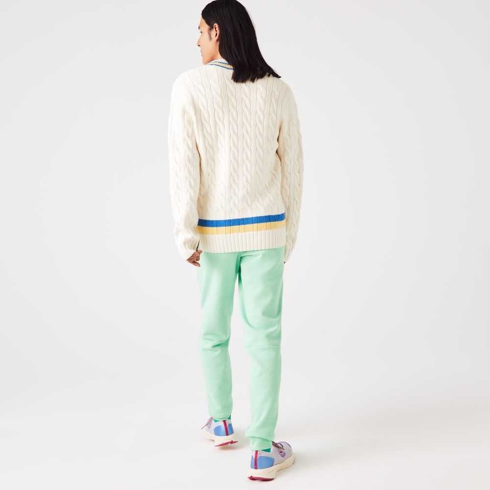 Lacoste Tapered Fit Fleece Trackpants Light Green | ZNK-742386