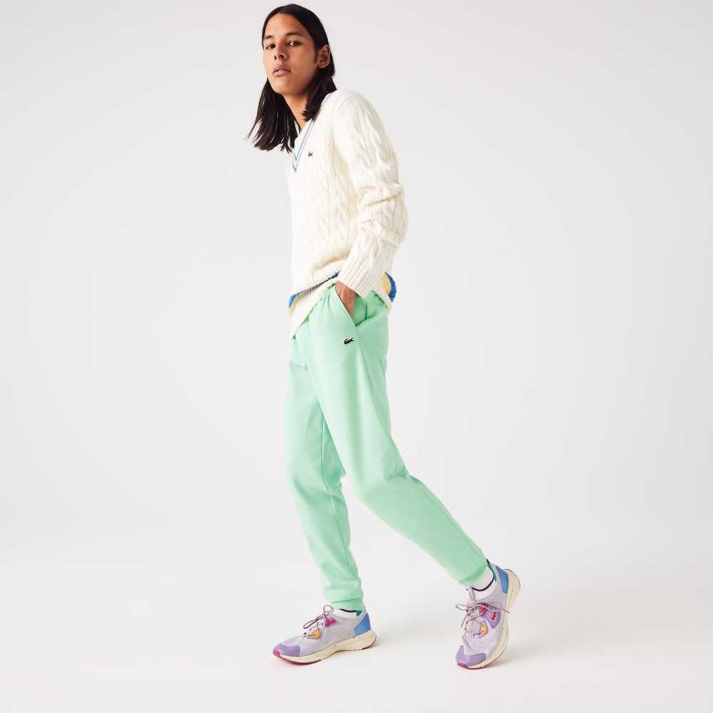 Lacoste Tapered Fit Fleece Trackpants Light Green | ZNK-742386