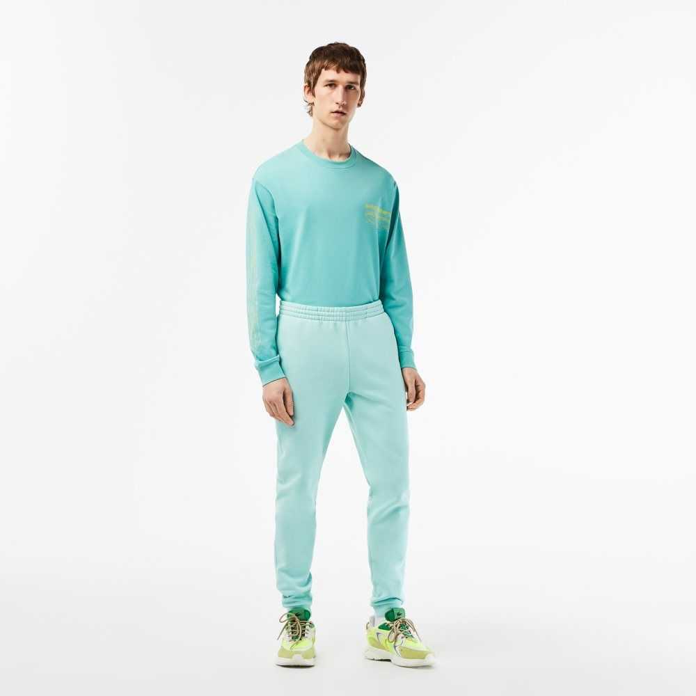 Lacoste Tapered Fit Fleece Trackpants Mint | YAS-925637