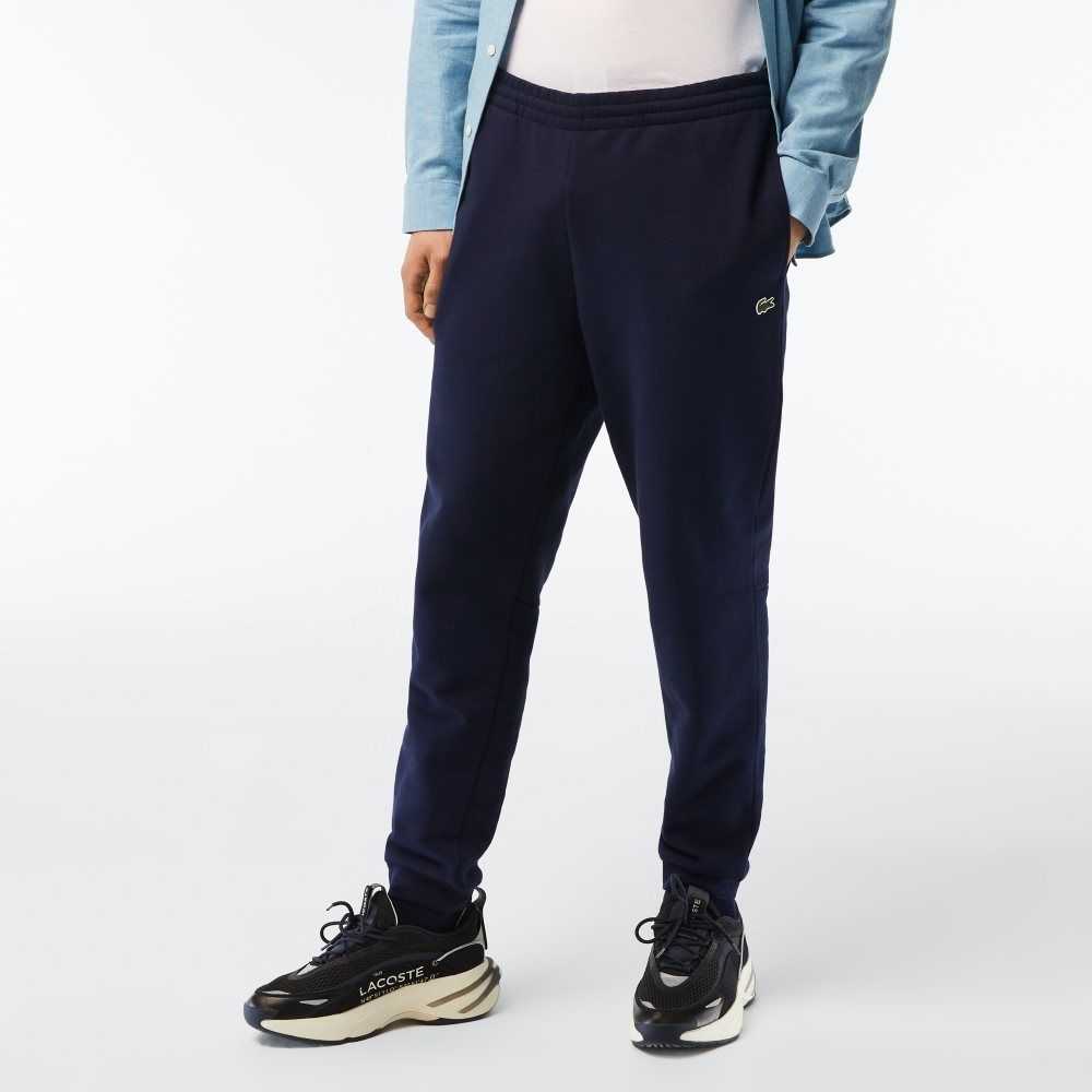 Lacoste Tapered Fit Fleece Trackpants Navy Blue | VPQ-265307