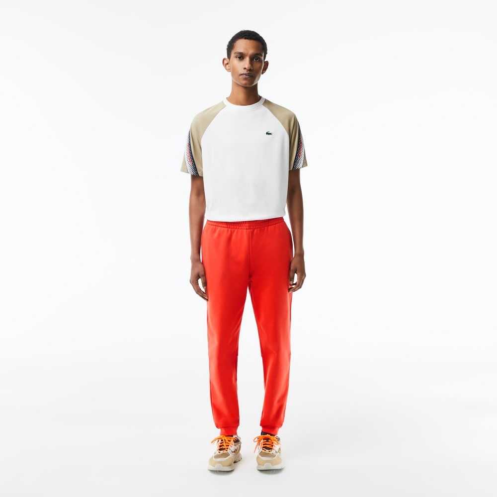 Lacoste Tapered Fit Fleece Trackpants Orange | WFC-587306