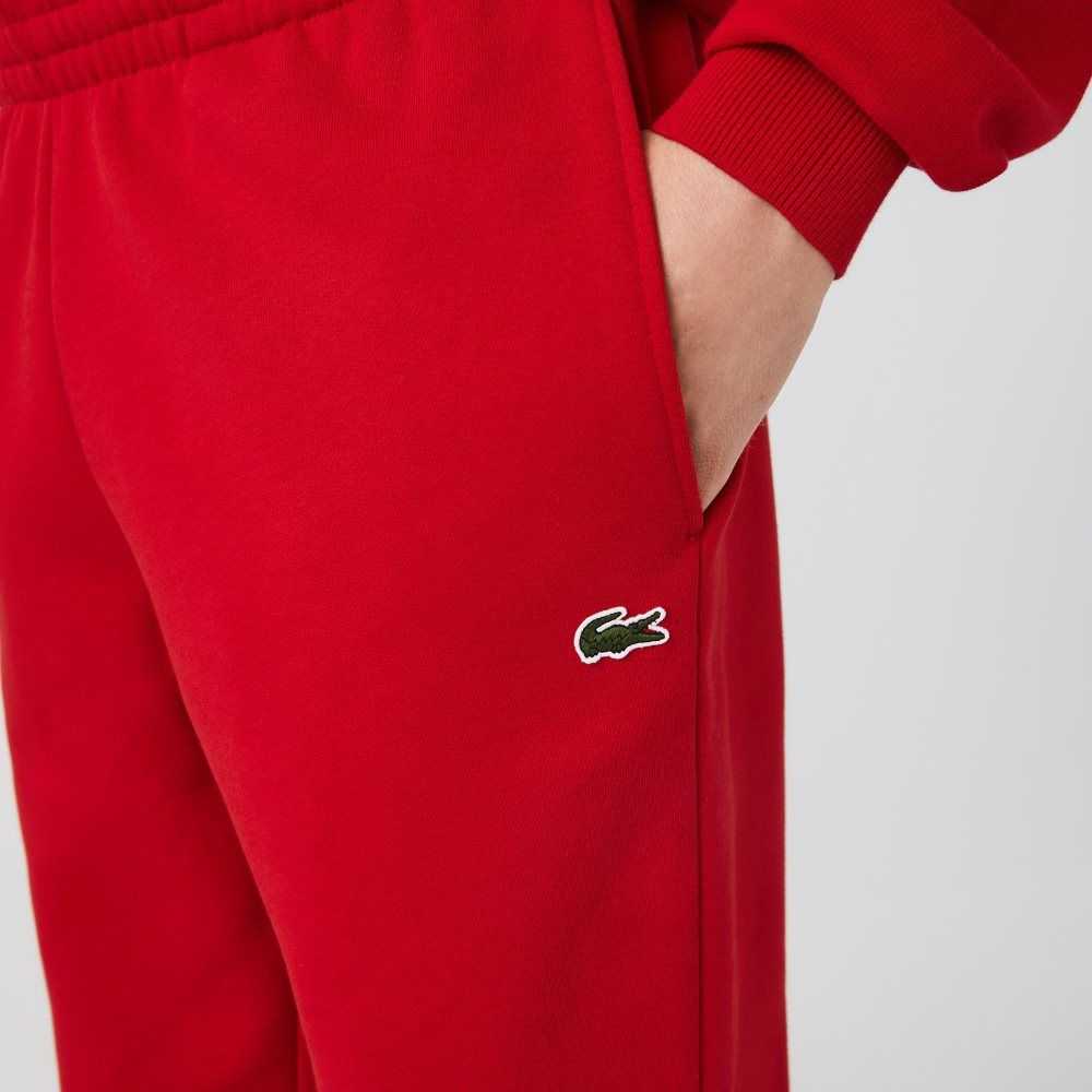 Lacoste Tapered Fit Fleece Trackpants Red | FXS-962450