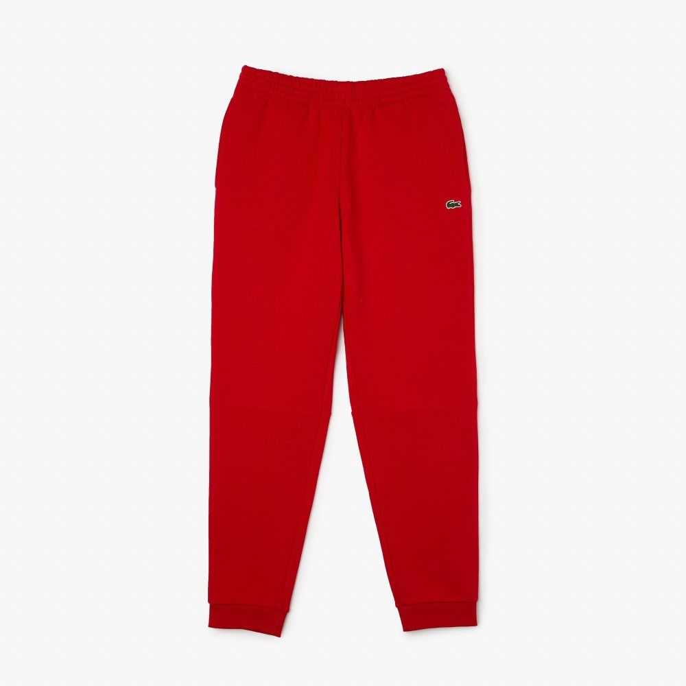 Lacoste Tapered Fit Fleece Trackpants Red | FXS-962450