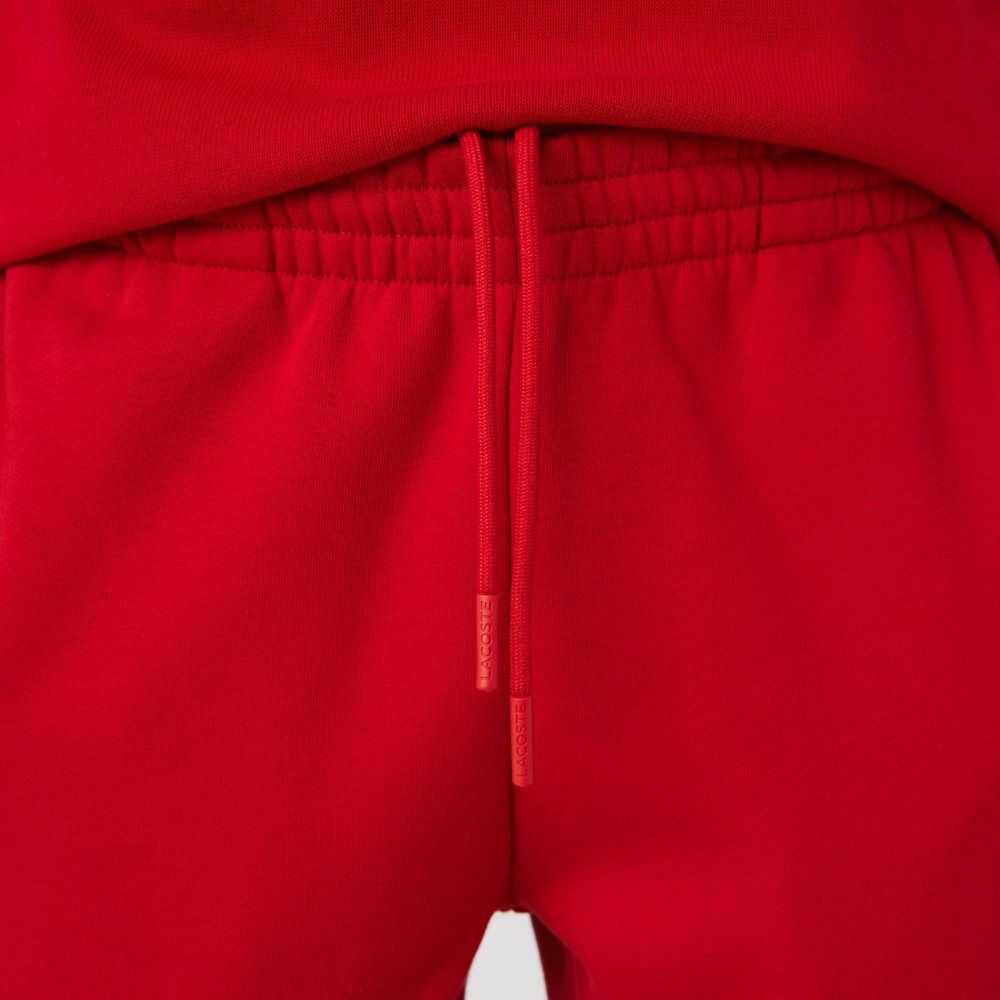 Lacoste Tapered Fit Fleece Trackpants Red | FXS-962450