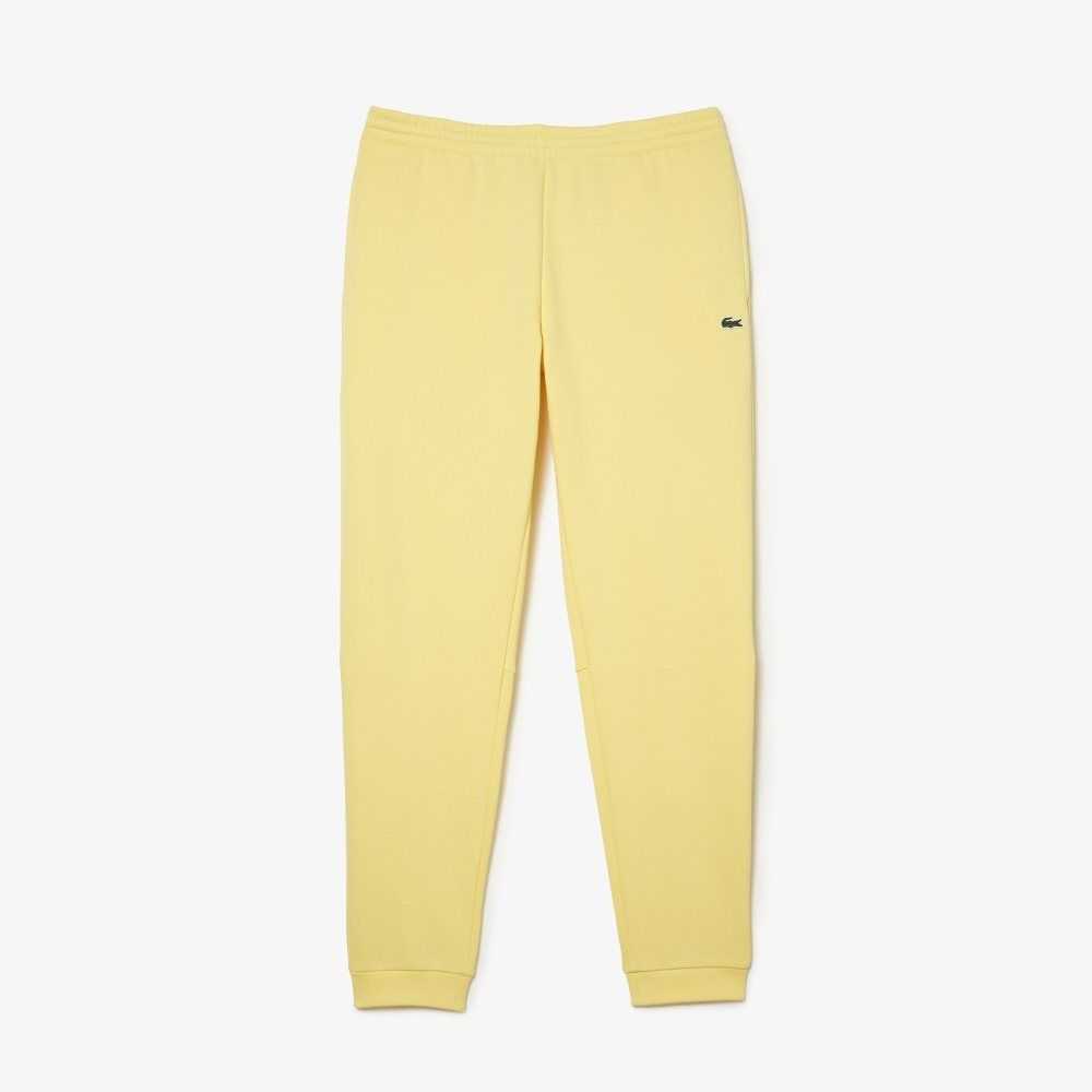 Lacoste Tapered Fit Fleece Trackpants Yellow | CYG-916385