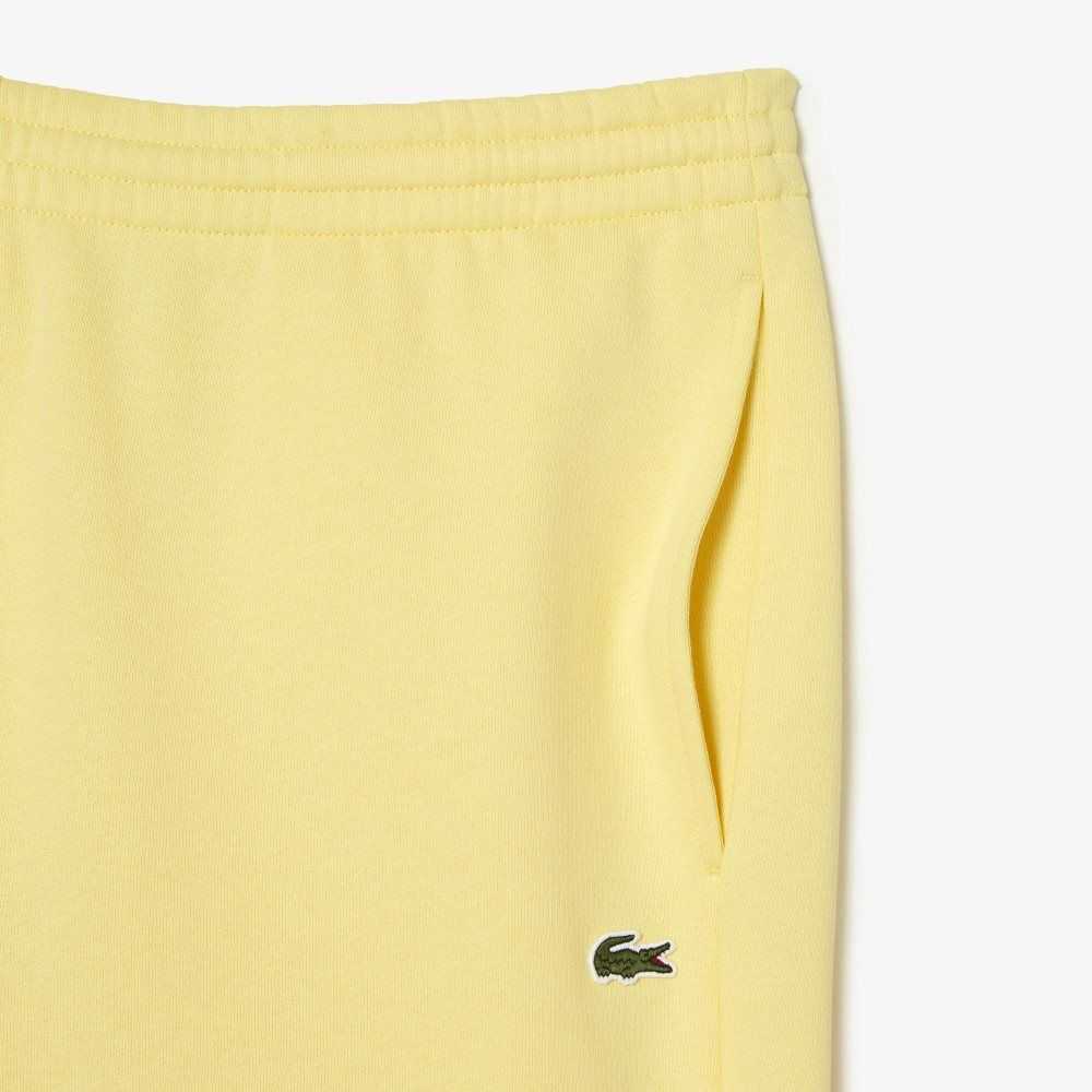 Lacoste Tapered Fit Fleece Trackpants Yellow | CYG-916385