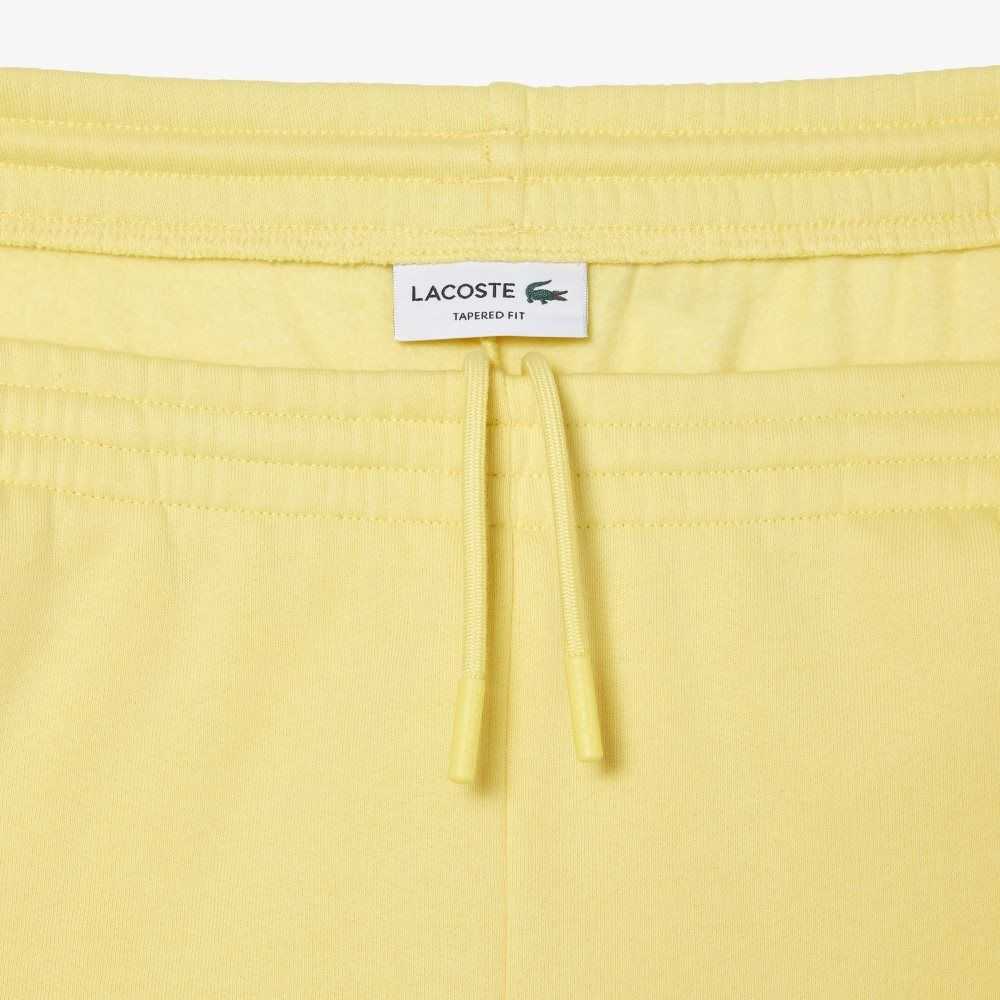 Lacoste Tapered Fit Fleece Trackpants Yellow | CYG-916385