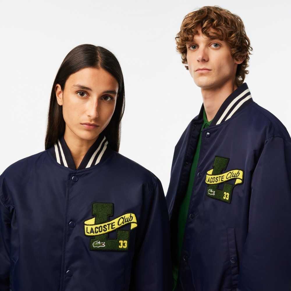 Lacoste Teddy Jacket Navy Blue | IMX-341076