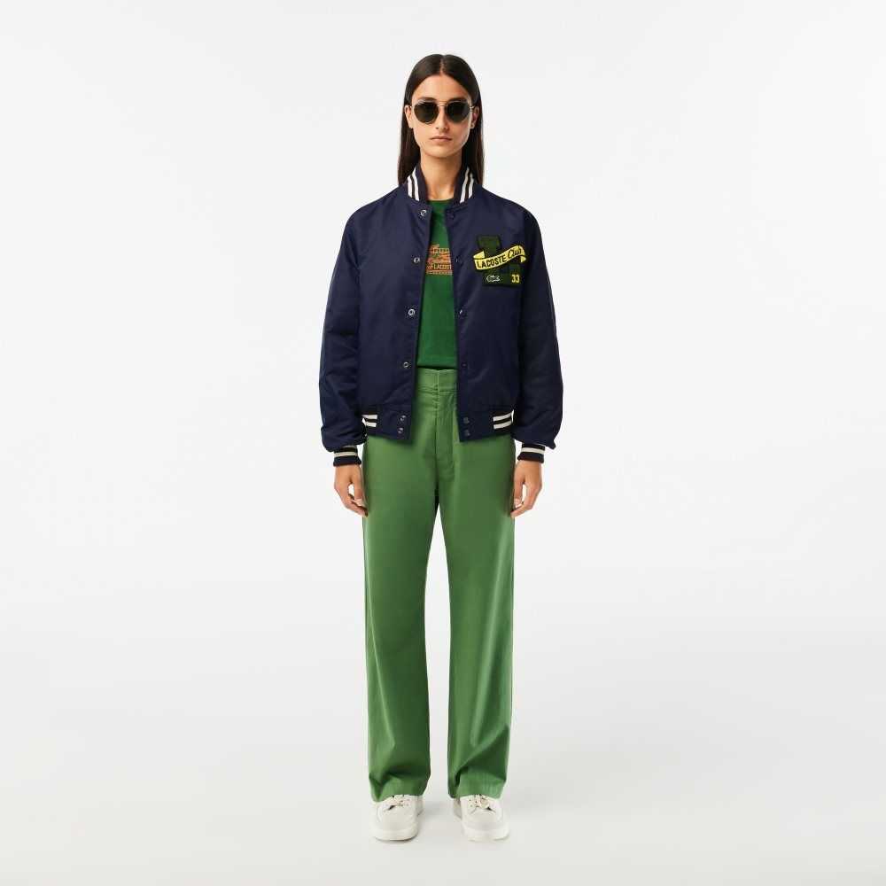 Lacoste Teddy Jacket Navy Blue | IMX-341076