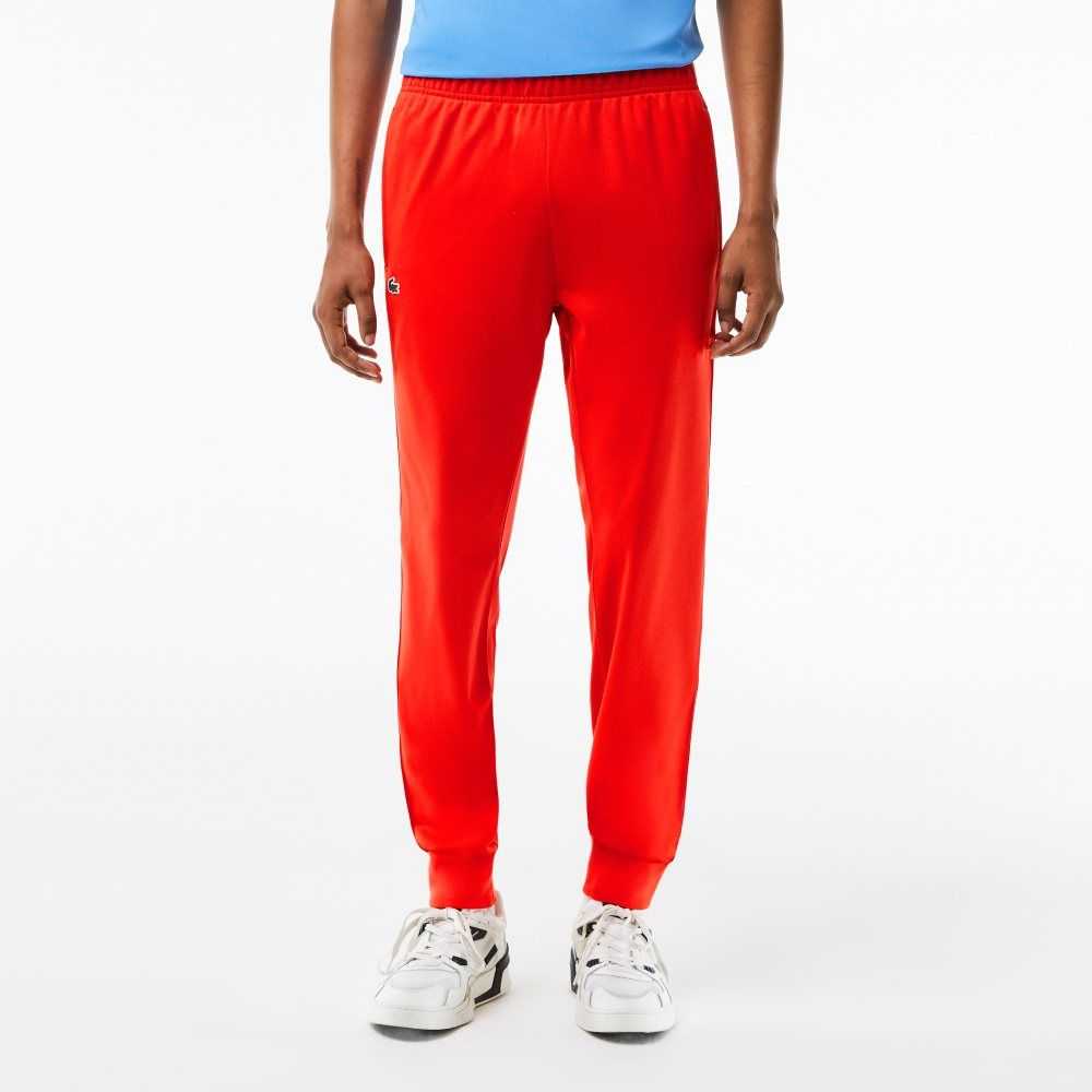 Lacoste Tennis Abrasion-Resistant Track Pants Red | PBA-845213