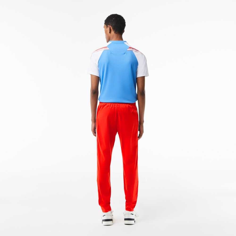 Lacoste Tennis Abrasion-Resistant Track Pants Red | PBA-845213