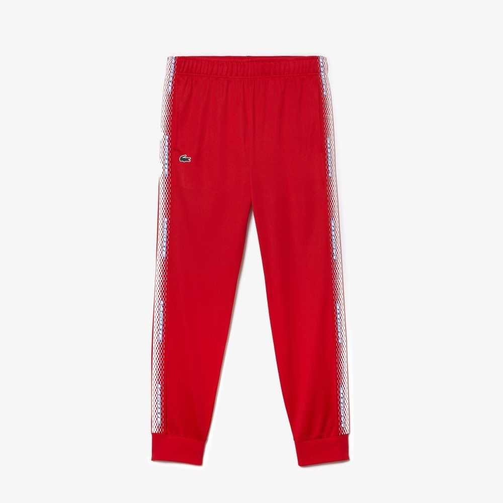 Lacoste Tennis Abrasion-Resistant Track Pants Red | PBA-845213