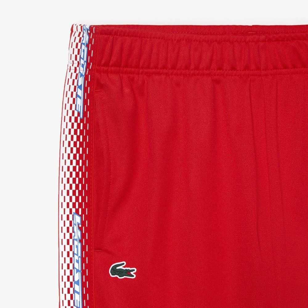 Lacoste Tennis Abrasion-Resistant Track Pants Red | PBA-845213