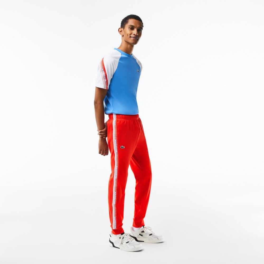 Lacoste Tennis Abrasion-Resistant Track Pants Red | PBA-845213