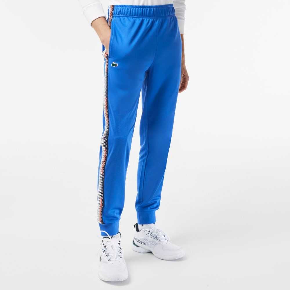 Lacoste Tennis Abrasion-Resistant Track Pants Blue | PNY-426501