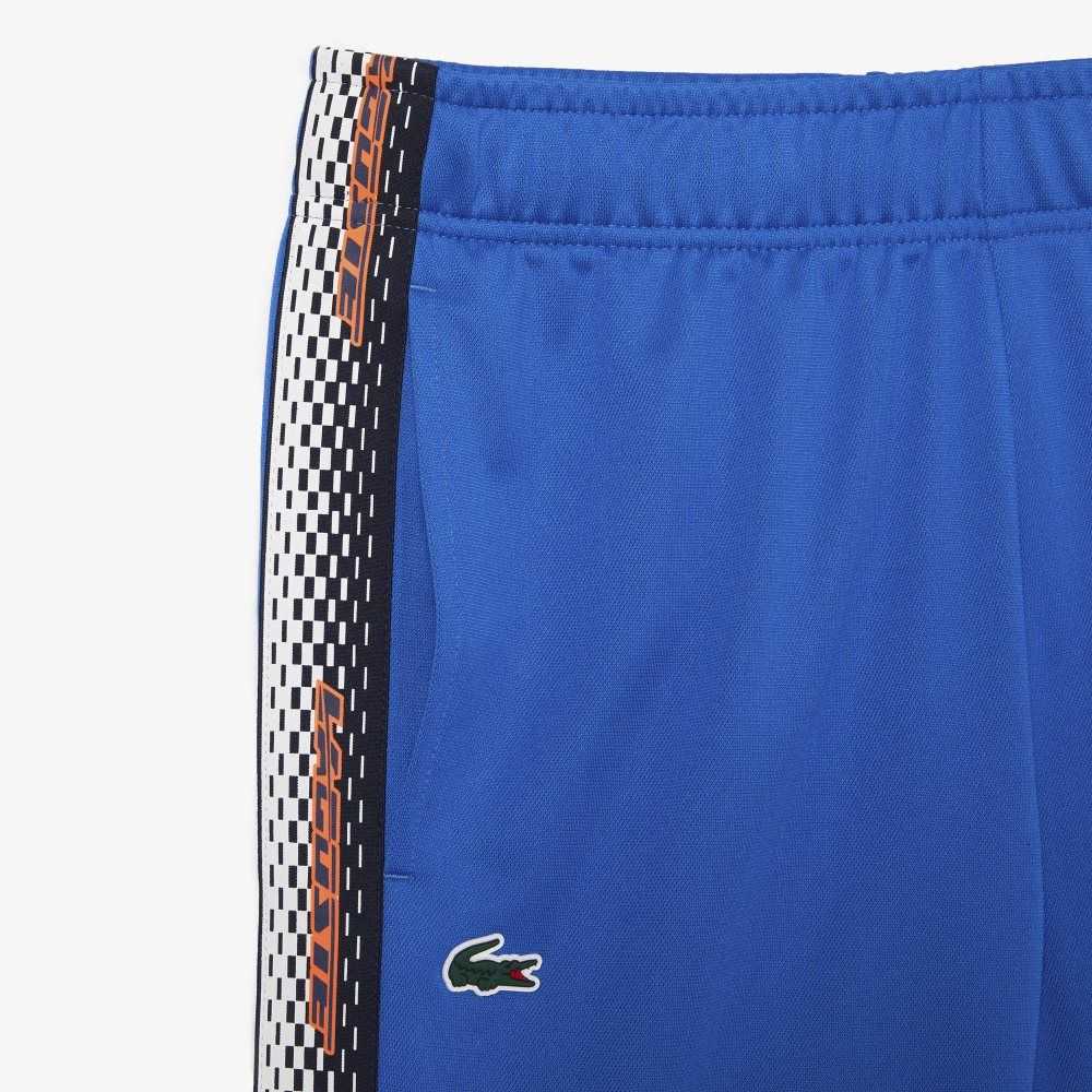 Lacoste Tennis Abrasion-Resistant Track Pants Blue | PNY-426501