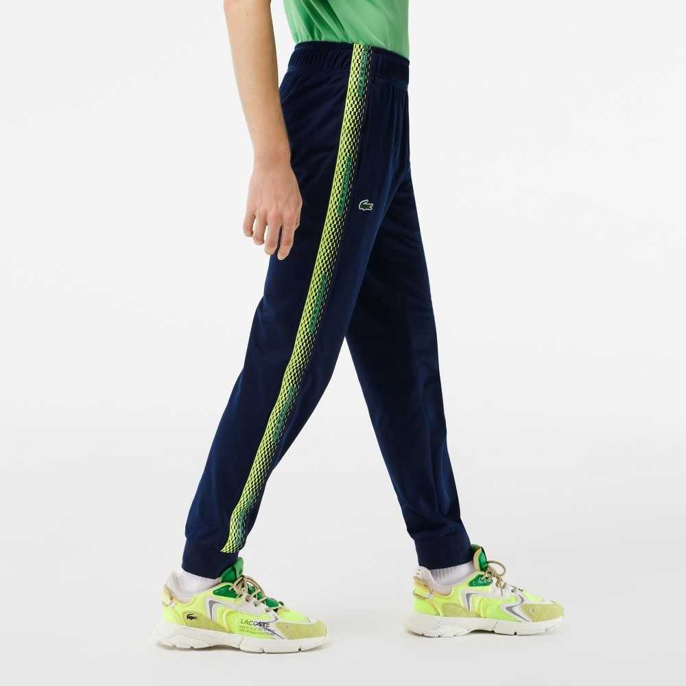 Lacoste Tennis Abrasion-Resistant Track Pants Navy Blue | VPN-527914