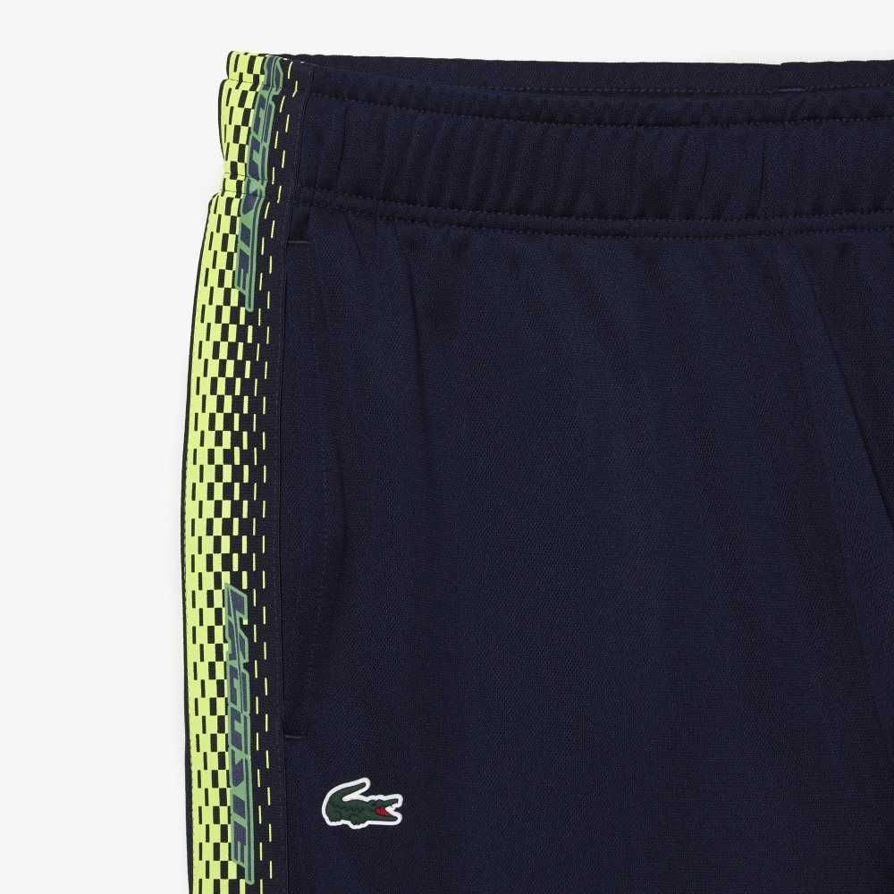 Lacoste Tennis Abrasion-Resistant Track Pants Navy Blue | VPN-527914