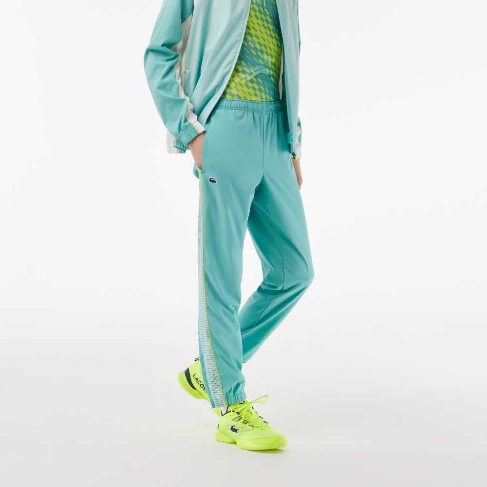 Lacoste Tennis High-Neck Jogger Set Light Green / Green / White / Yellow | OMA-073214