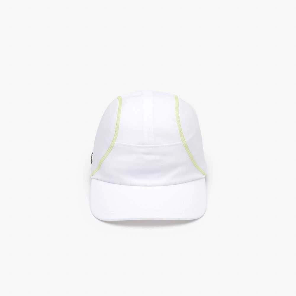 Lacoste Tennis Mesh Panel Cap White / Yellow | RLO-251689