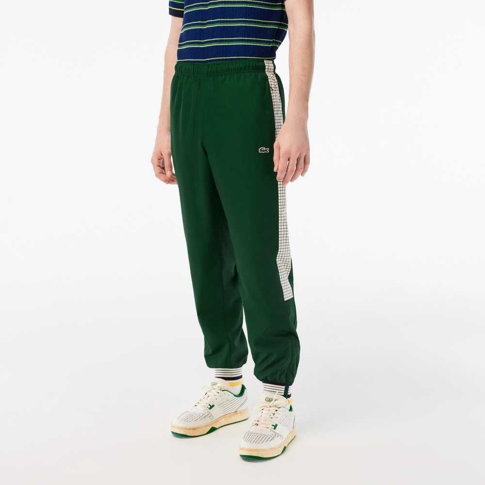 Lacoste Tennis Print Track Pants Green / White | CZU-715284