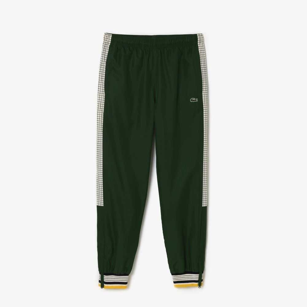 Lacoste Tennis Print Track Pants Green / White | CZU-715284