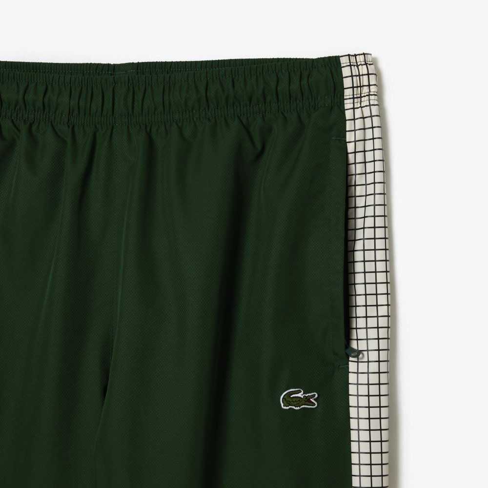 Lacoste Tennis Print Track Pants Green / White | CZU-715284